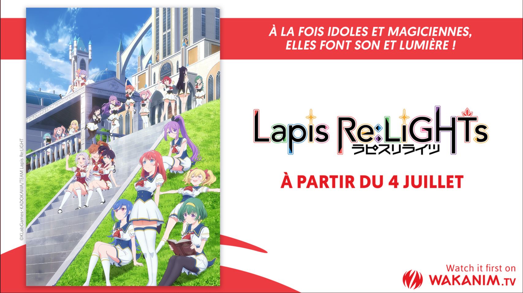 Nouvelle Série Wakanim: Lapis Re:LiGHTs – CatnGeek